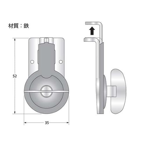 防犯締り 1セット(2個入) G−197