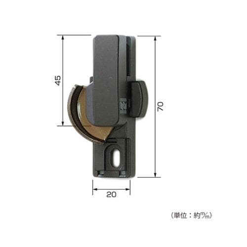 T21 アトモス2クレセント錠小ブロンズ