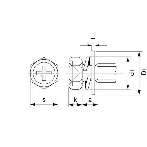 組込みねじ ピタック(+)アプセットP=