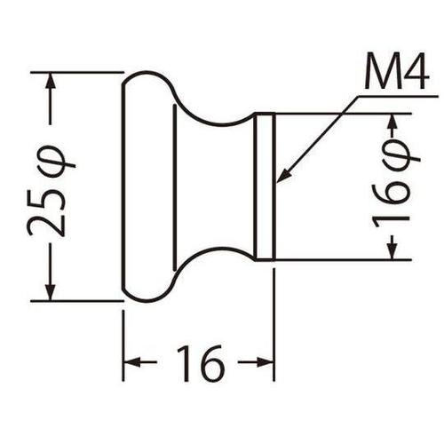 KB−68 エルフツマミ25径仙徳