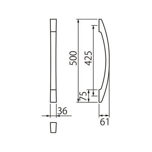 No.311 木弓形取手500M木