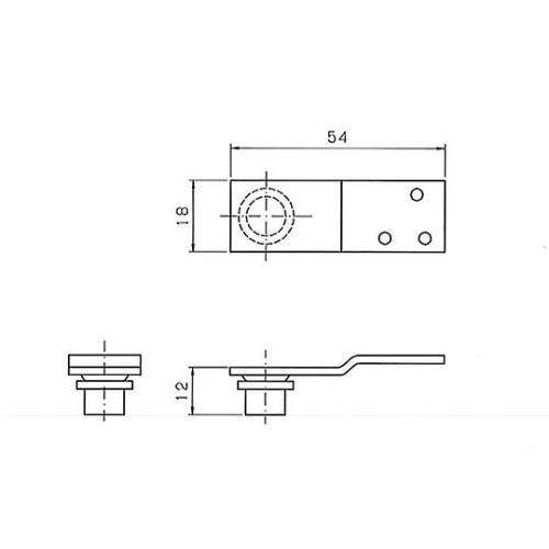 17123引戸部品 下部用ガイドランナー