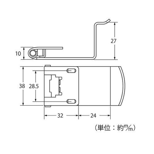 J−531 開き防止キャッチ