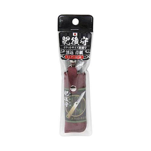 Pサイズ肥後守H付割込 青紙 赤