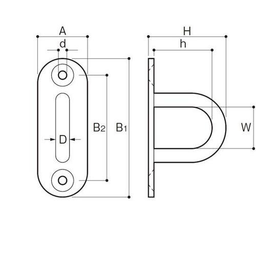 PD−5H スーパーロングパッドアイ