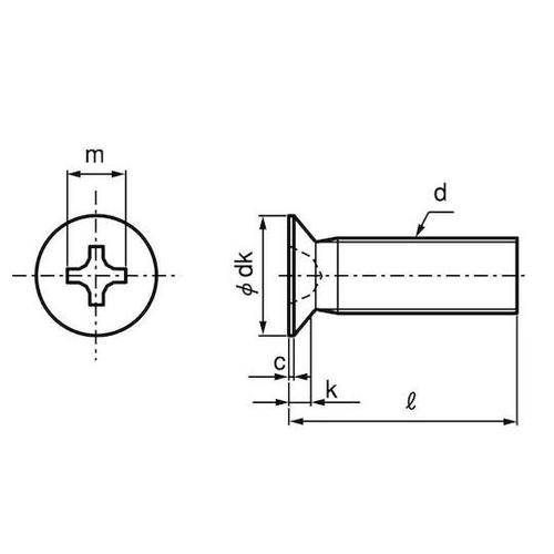 ステン(+)JISサラコD=6 4×30