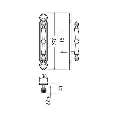 NO−15 スパニッシュ座付取手大古代色