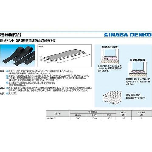 GP−100−10 防振パット