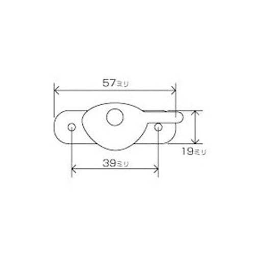 12R クレセント錠 YKK用