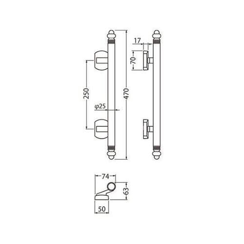 SPP−12マーズ470クロムヘアライン