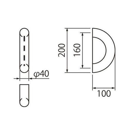NO−315ドーナツ取手200鏡面