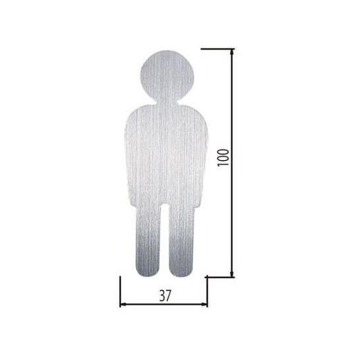 NS3501 トイレマーク男ヘアーライン