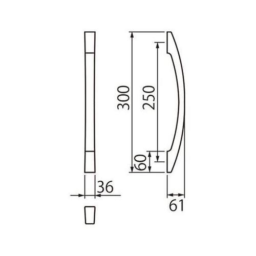No.311 木弓形取手300L木