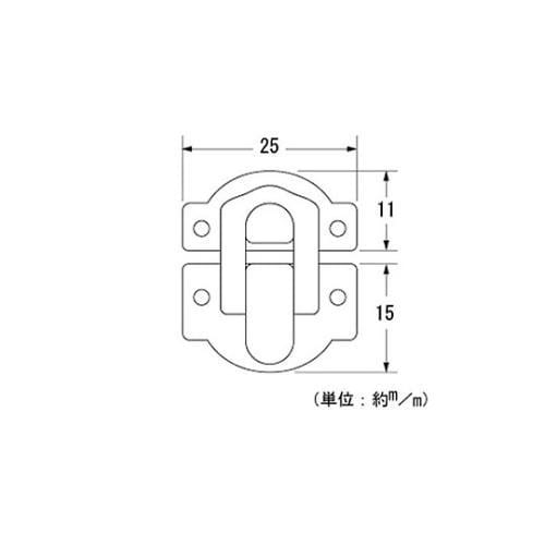 ZY−582 パッチン錠 少々