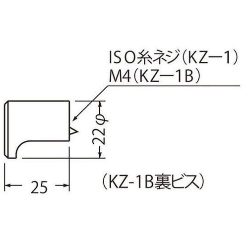KZ−1 円筒ツマミ22径GB