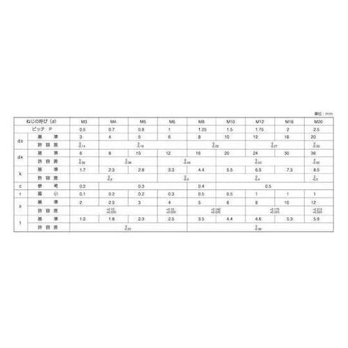 SUSサラCAP 日産ネジ DIN規格