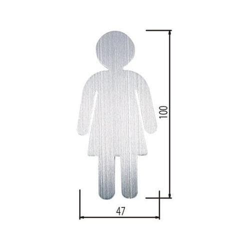 NS3512 トイレマーク女ヘアーライン