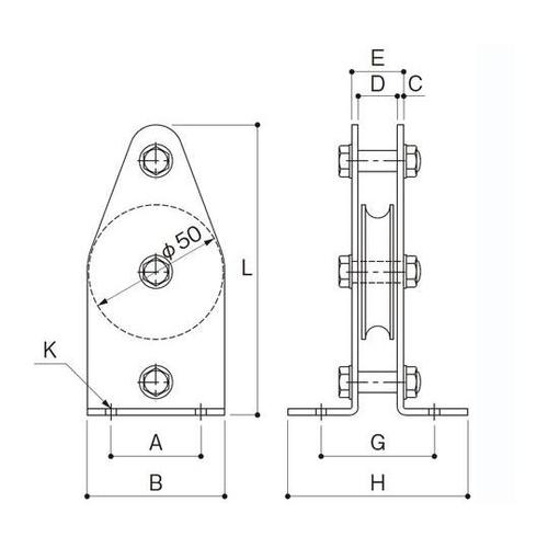 K50−13MCB 使用軸受ベアリング