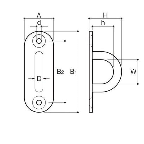 PD−6B ブラックパッドアイ 6mm