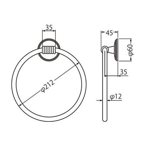 BT−101 ナポリタオルリングクローム