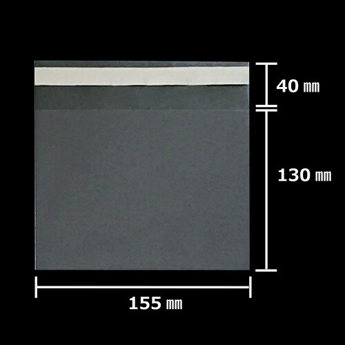 OPP袋テープ付100枚TP15.5−13 ×10