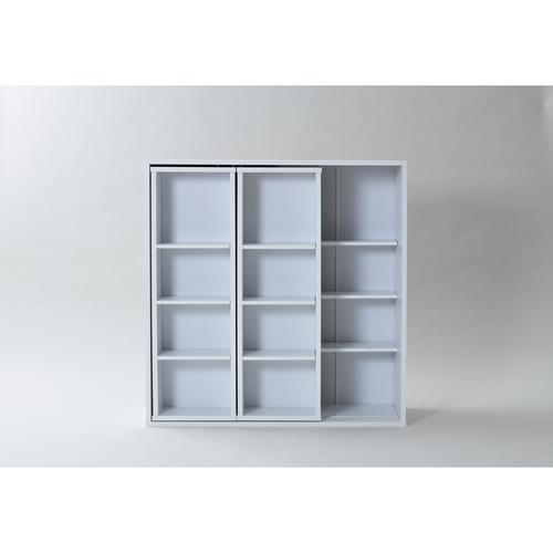 スライドブックシェルフ9090 WH