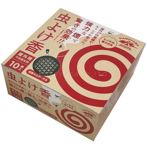 虫よけ香ホルダ付10巻