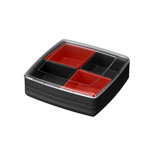 彩り御膳一段 ブラック