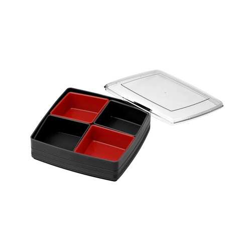 彩り御膳一段 ブラック