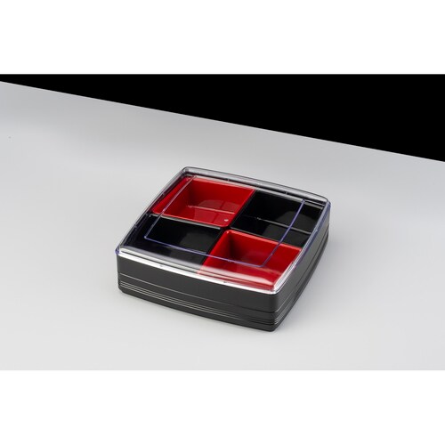 彩り御膳一段 ブラック