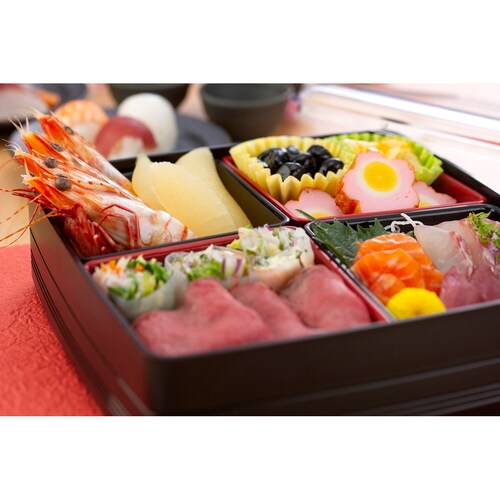 彩り御膳一段 ブラック