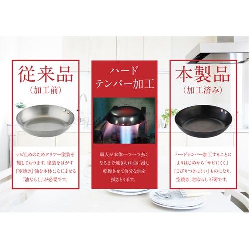 使いやすい鉄フライパン