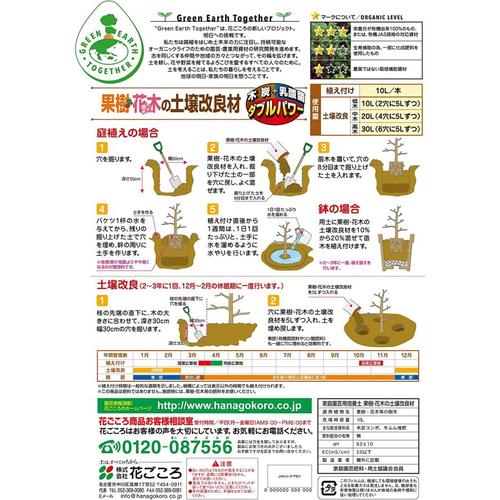 果樹花木の土壌改良剤