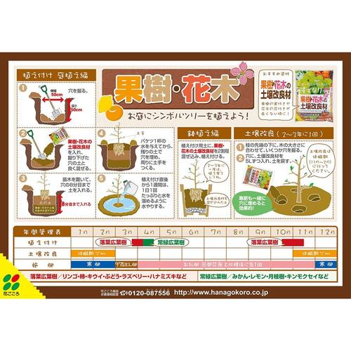 果樹花木の土壌改良剤