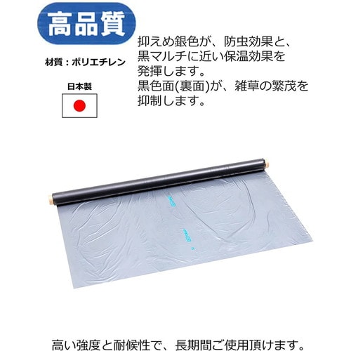 菜園メタリック黒マルチ