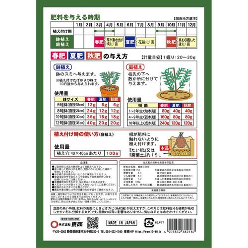 オリーブの肥料