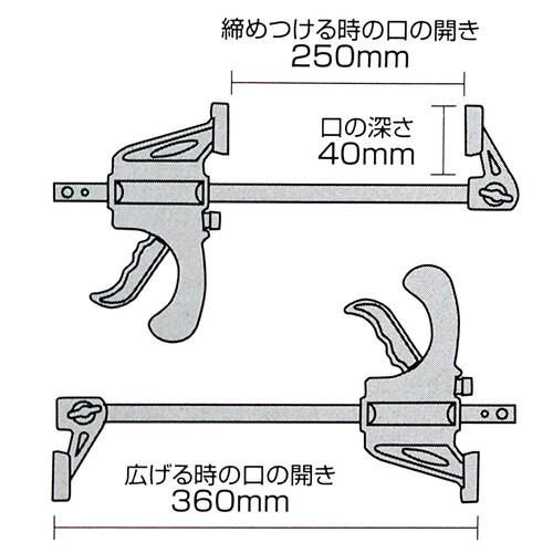 クイックバークランプ