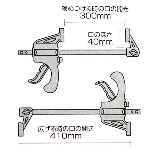 クイックバークランプ