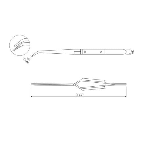 ステンレスピンセット