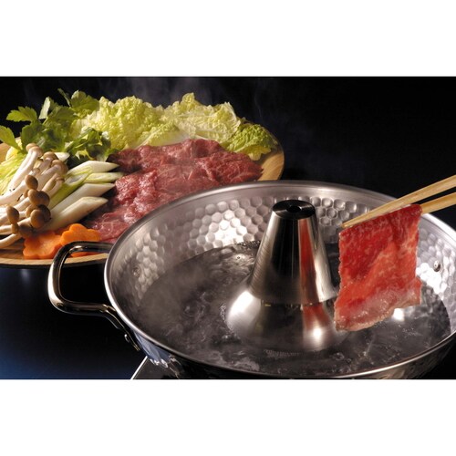 雪月亭のしゃぶしゃぶ鍋