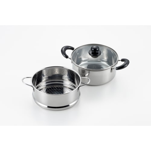 蒸しごよみ二段蒸し器20cm