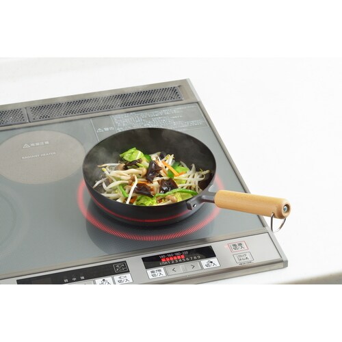 木柄フライパン