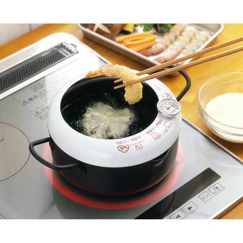 温度計付天ぷら鍋