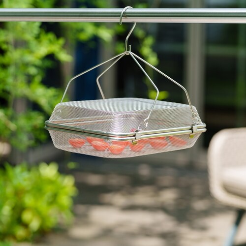 ステンレス角型干しかご