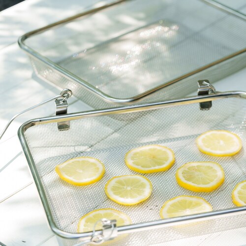 ステンレス角型干しかご