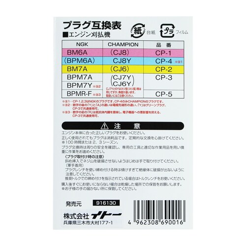 チェーンソー用替プラグ