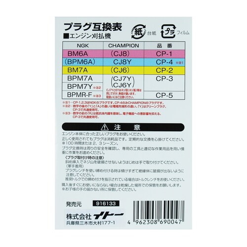 チェーンソー用替プラグ