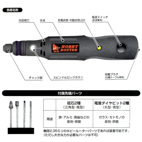 充電ホビールーター