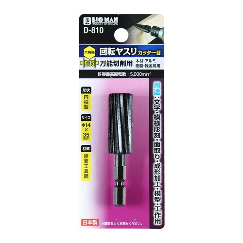 回転ヤスリカッター