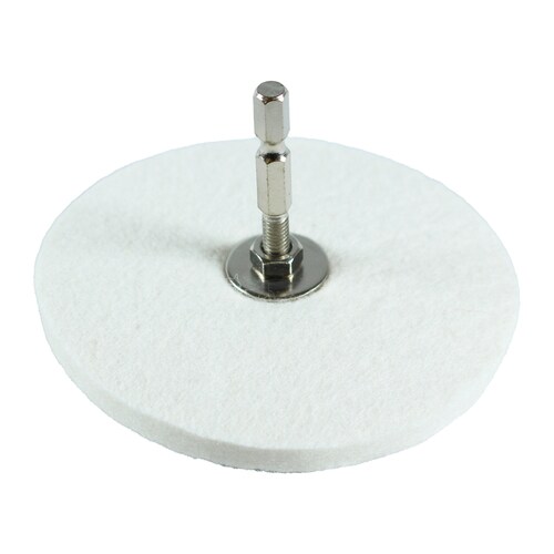 六角軸付フェルトバフ